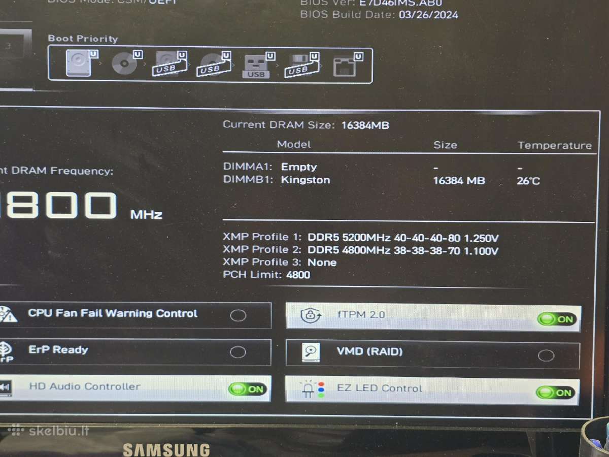 I5-12400f/rtx4060/16/1tb/512gb - nuotraukos Nr. 11