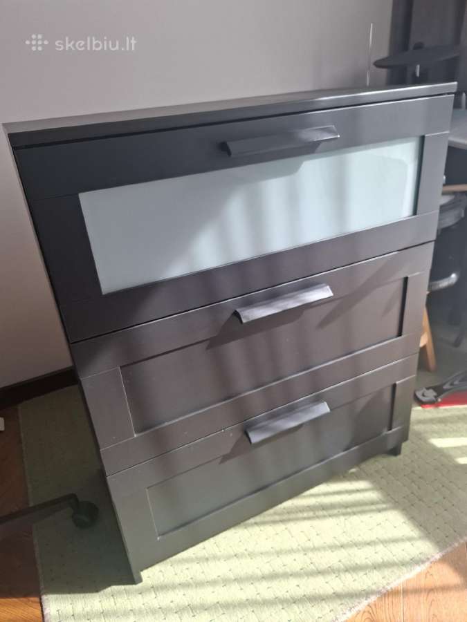 Parduodama juoda Ikea komoda - nuotraukos Nr. 2