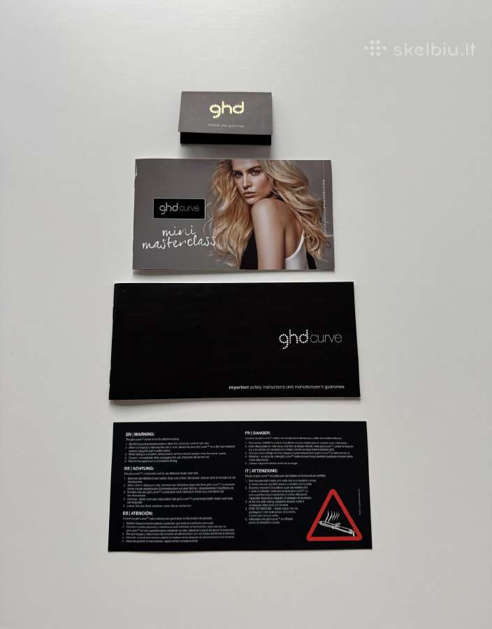 Ghd Curve garbanojimo žnyplės, puiki būklė, dėžutė - nuotraukos Nr. 11