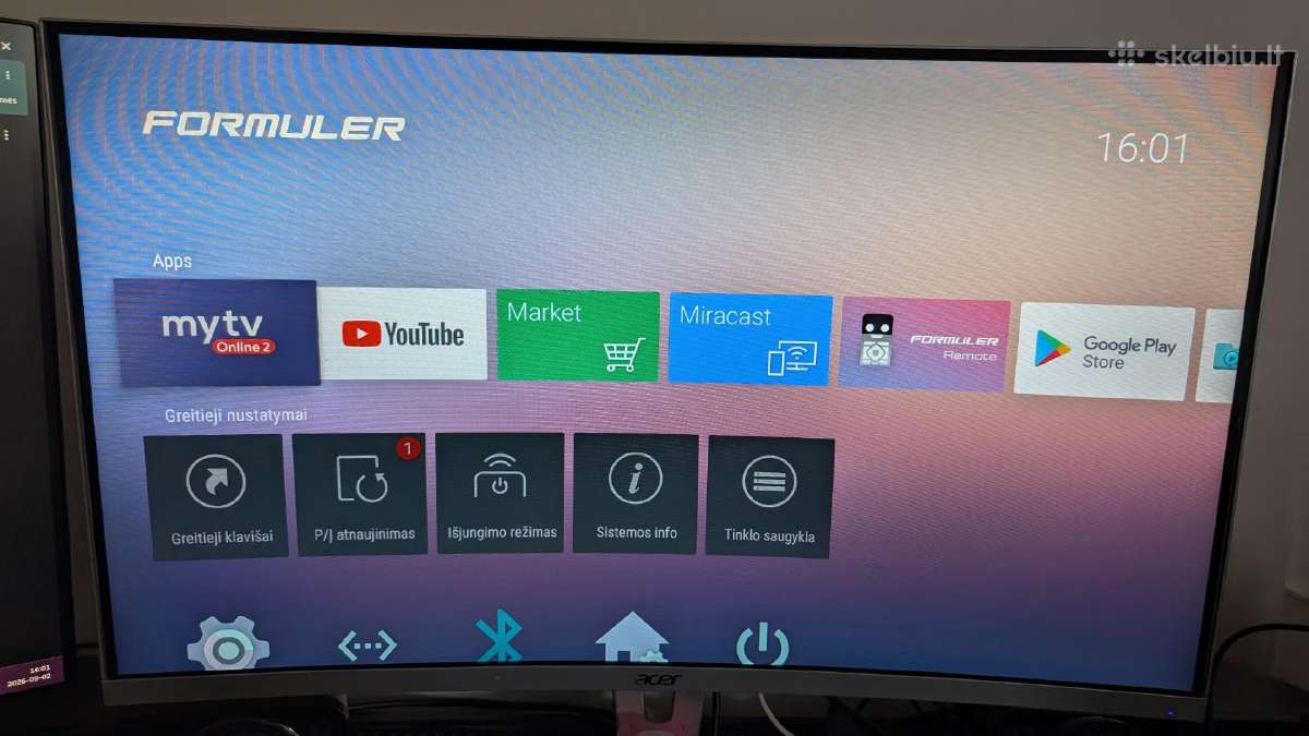Premium klasės Iptv priedėlis „Formuler Z10 Pro“ - nuotraukos Nr. 2