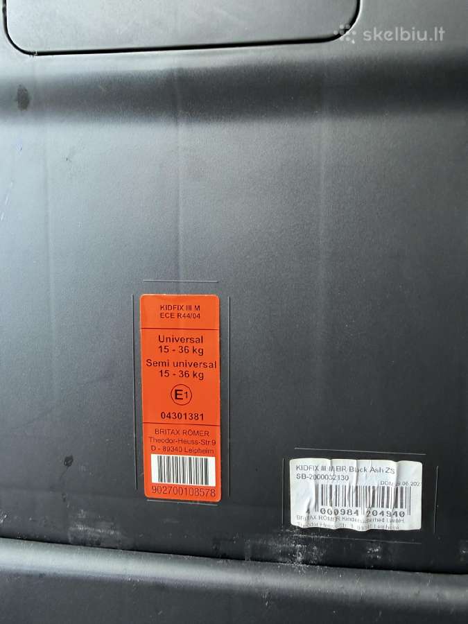 Automobilinė kėdutė Britax Romer Kidfix III M - nuotraukos Nr. 3
