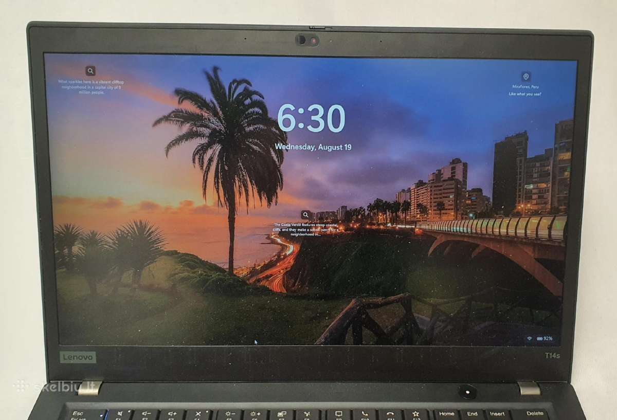 Lenovo Thinkpad T14s Gen 18 GB RAM Nvme SSD - nuotraukos Nr. 4