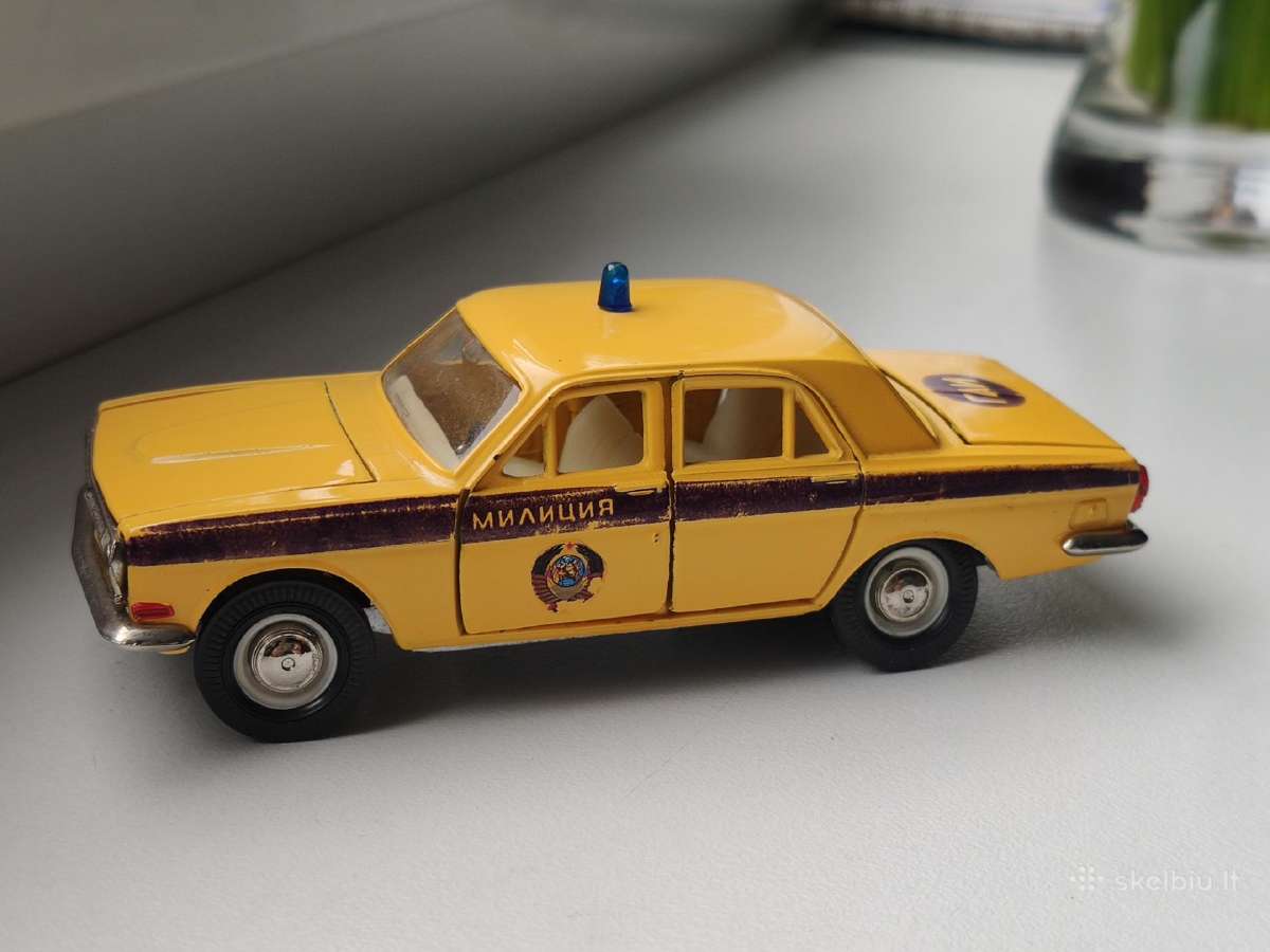 1:43 gaz 24 volga milicija a26 ussr - nuotraukos Nr. 7