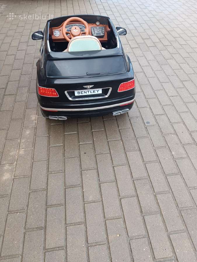 Bentley Bentayga vaikiška elektrinė mašinėlė - nuotraukos Nr. 2