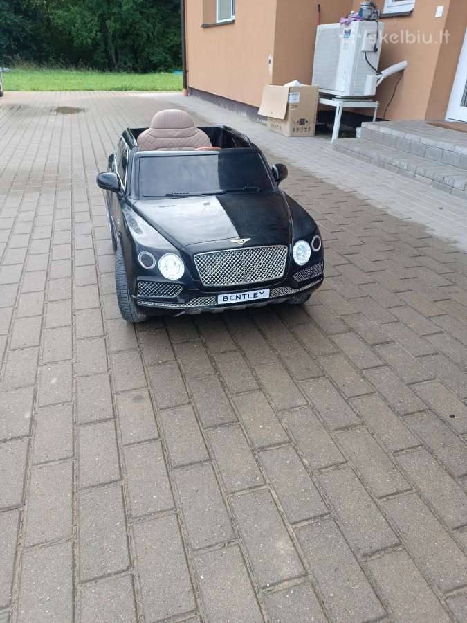 Bentley Bentayga vaikiška elektrinė mašinėlė - nuotraukos Nr. 3