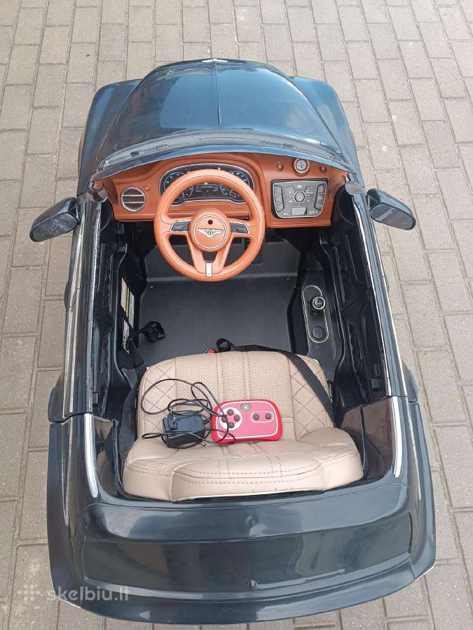 Bentley Bentayga vaikiška elektrinė mašinėlė - nuotraukos Nr. 4