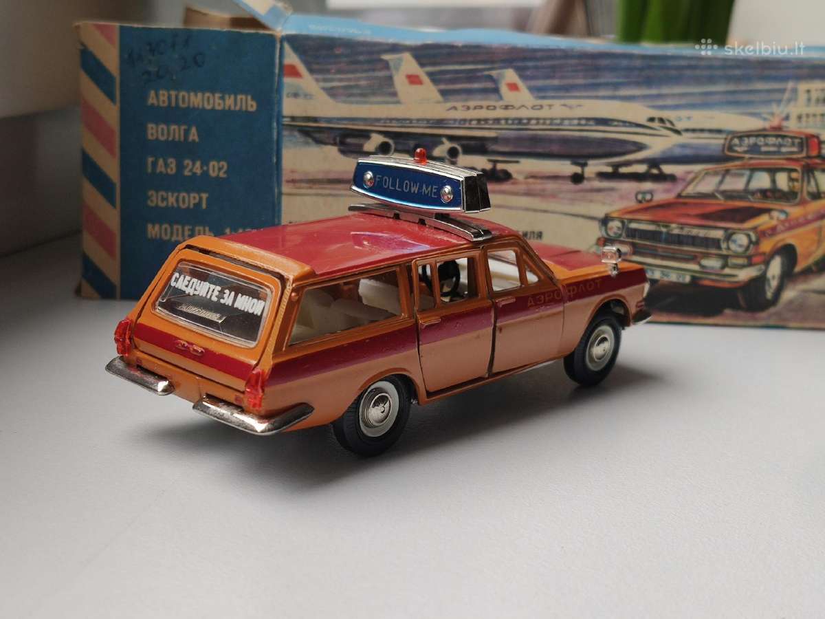 1:43 gaz 24-02 aeroflot volga ussr - nuotraukos Nr. 4