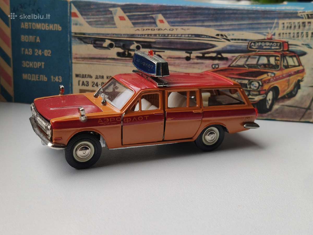 1:43 gaz 24-02 aeroflot volga ussr - nuotraukos Nr. 6