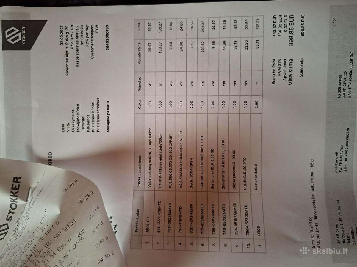 Žoliapjove traktoriukas - nuotraukos Nr. 2