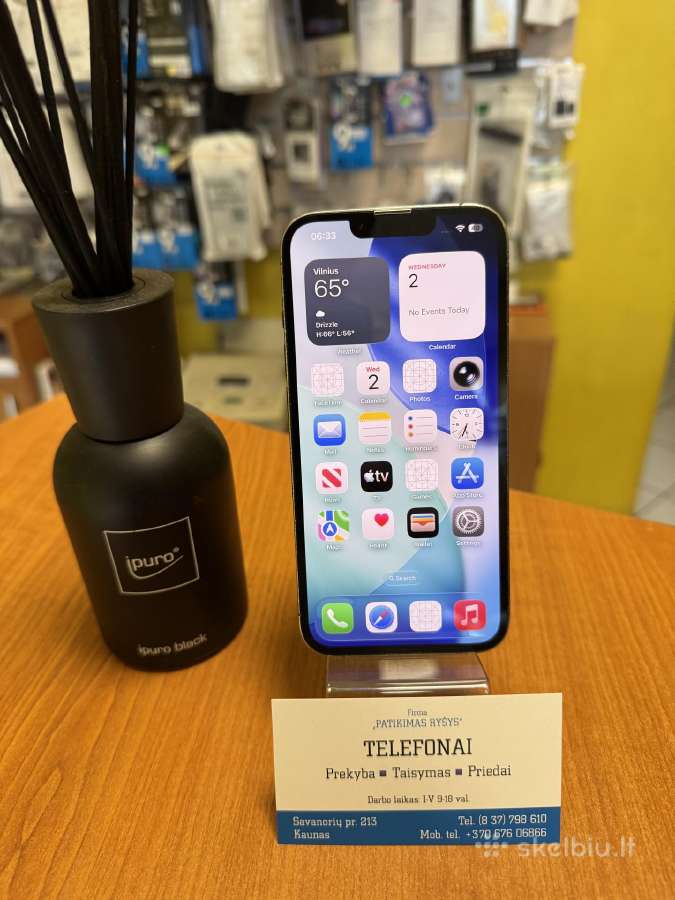 iPhone 13pro 128gb Blue Su Garantija - nuotraukos Nr. 2