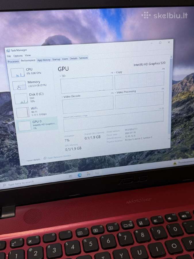 Asus A541u - nuotraukos Nr. 7
