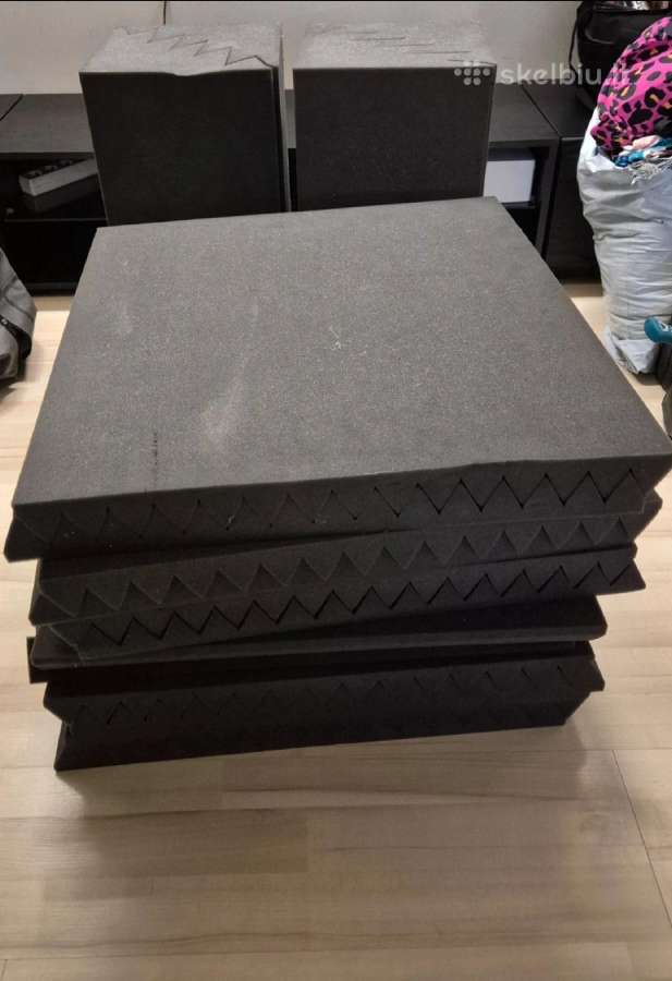 Akustinės plokštės: 12vnt. + 4 bass traps (160€) - nuotraukos Nr. 4