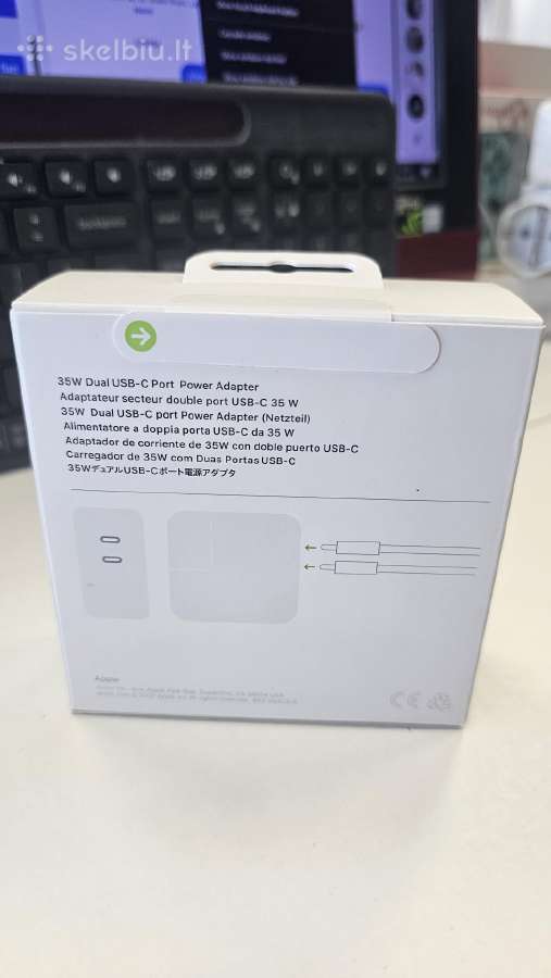 Naujas MacBook pakrovėjas Magsafe 35w Dual 30w - nuotraukos Nr. 3