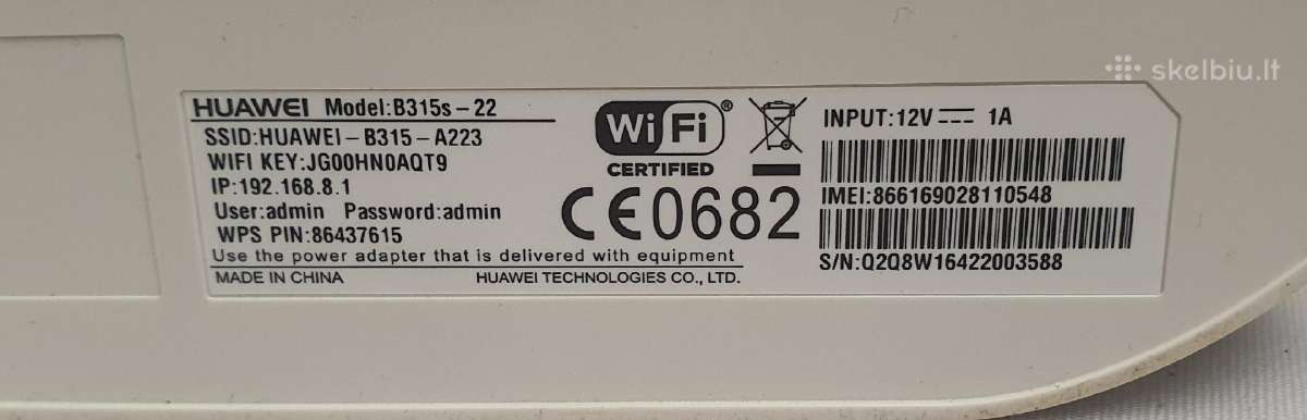Huawei B315s-22 WiFi - 4G - nuotraukos Nr. 4