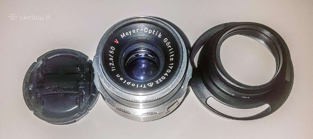Meyer-optik Görlitz Trioplan 2.9/50 Altix mount - nuotraukos Nr. 2