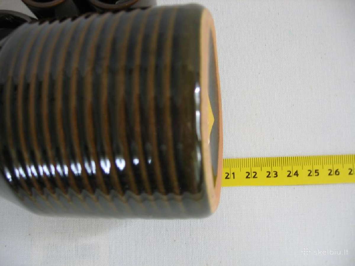 Tamsios keramikos servizas stipriems gėrimams - nuotraukos Nr. 7
