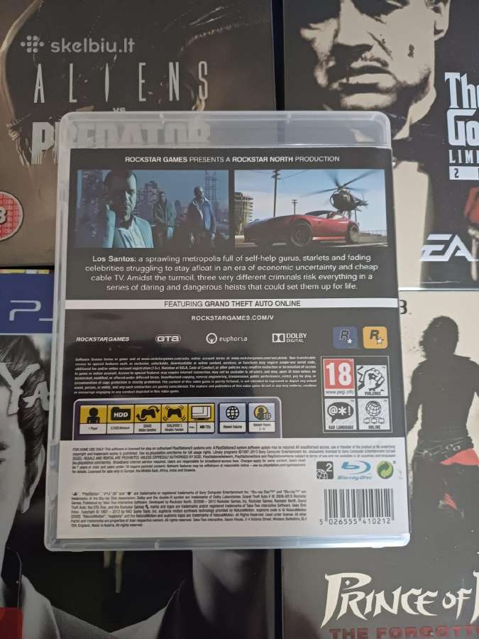 Grand Theft Auto V (Gta 5) PS3 pilnas - nuotraukos Nr. 2