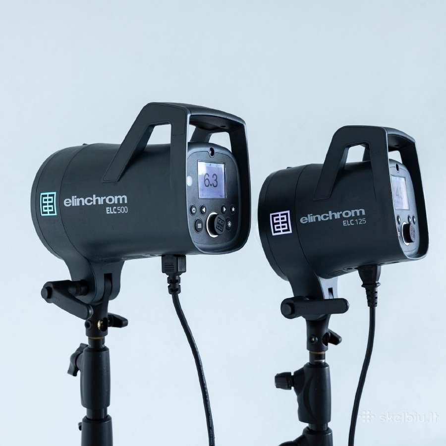 Elinchrom Elc 125/500 Set studijinės blykstės - nuotraukos Nr. 4