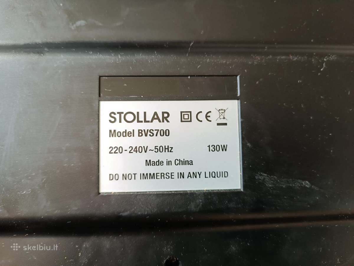 Naudotas Vakuumatorius Stollar Bvs700 - nuotraukos Nr. 4