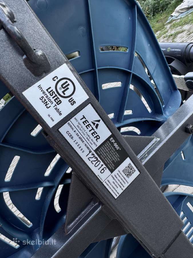 Teeter Ep-960 Inversinis Stalas - nuotraukos Nr. 4