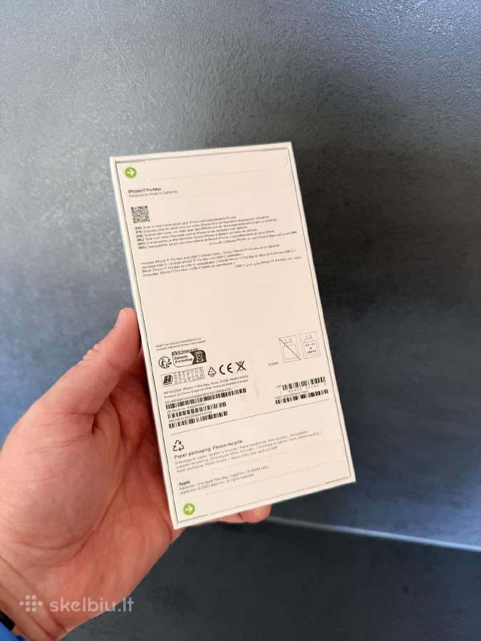 Naujas! Apple iPhone 17 Pro Max, 512gb (Silver) - nuotraukos Nr. 2