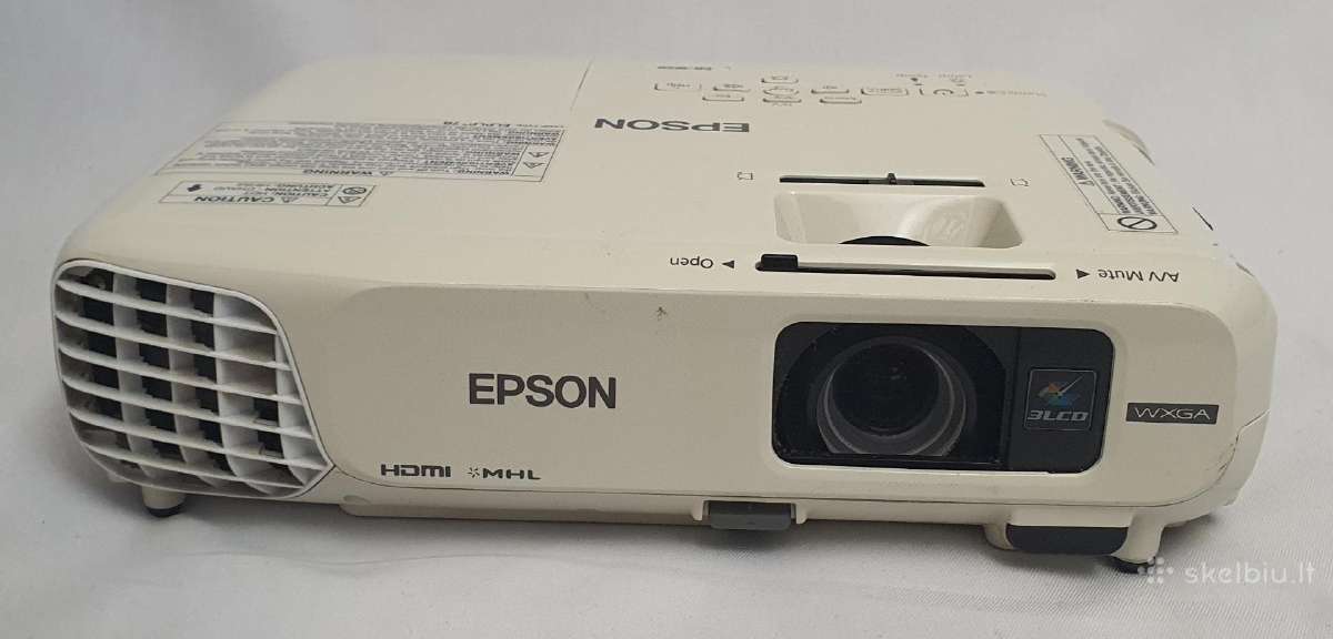 Epson Eb-w28 Wxga projektorius, Hdmi, su pulteliu - nuotraukos Nr. 4