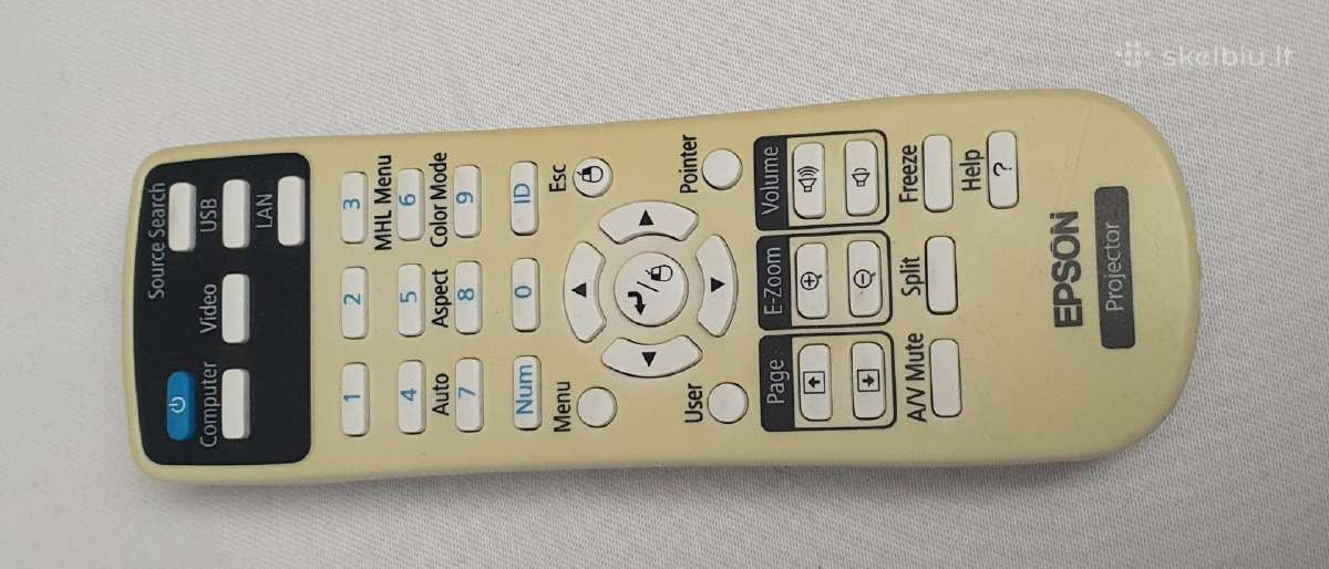 Epson Eb-w28 Wxga projektorius, Hdmi, su pulteliu - nuotraukos Nr. 8