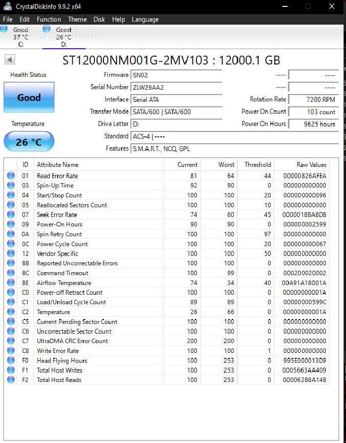 Seagate Exos X16 12 TB Enterprise Sata HDD - nuotraukos Nr. 2