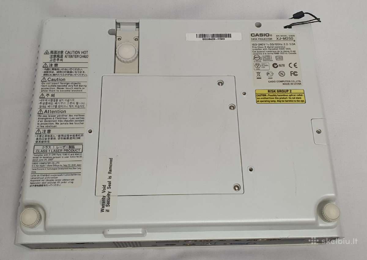 Parduodamas naudotas Casio Xj-m250 Dlp projektoriu - nuotraukos Nr. 7