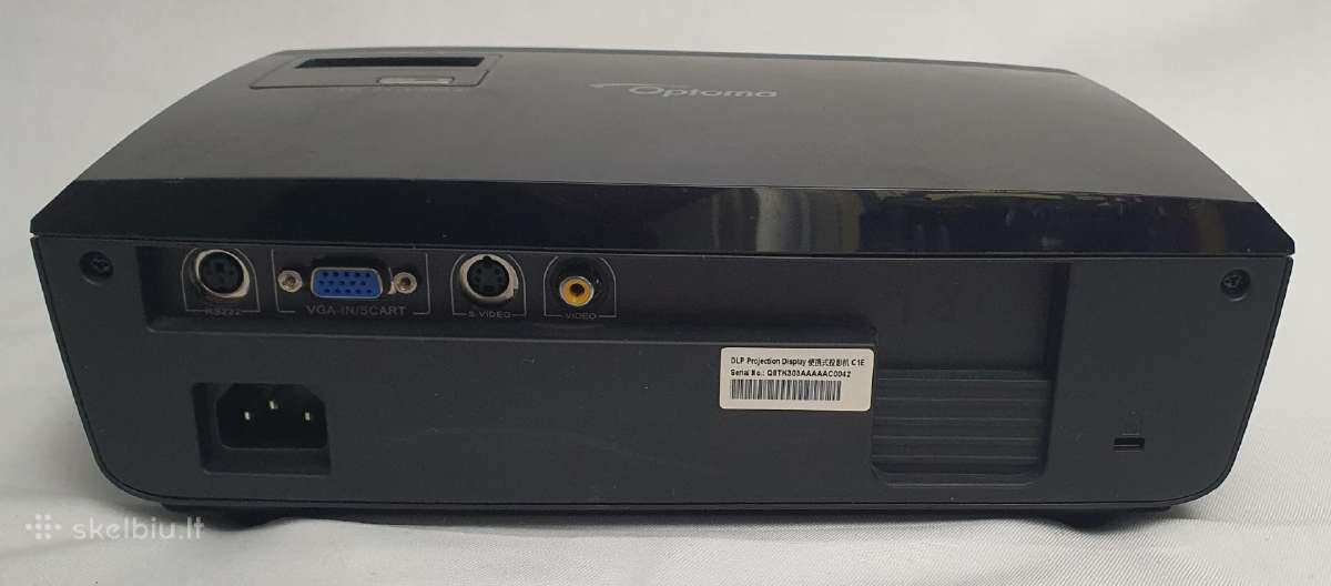 Optoma Dlp projektorius, Vga ir S-video - nuotraukos Nr. 5