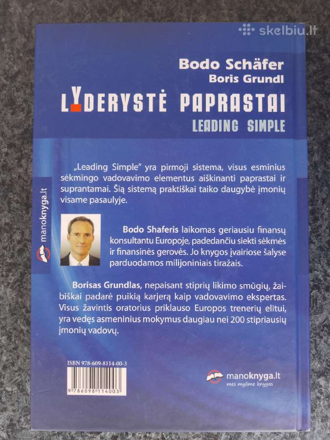 Bodo Shafer knygos ir Misiju vadyba - nuotraukos Nr. 7