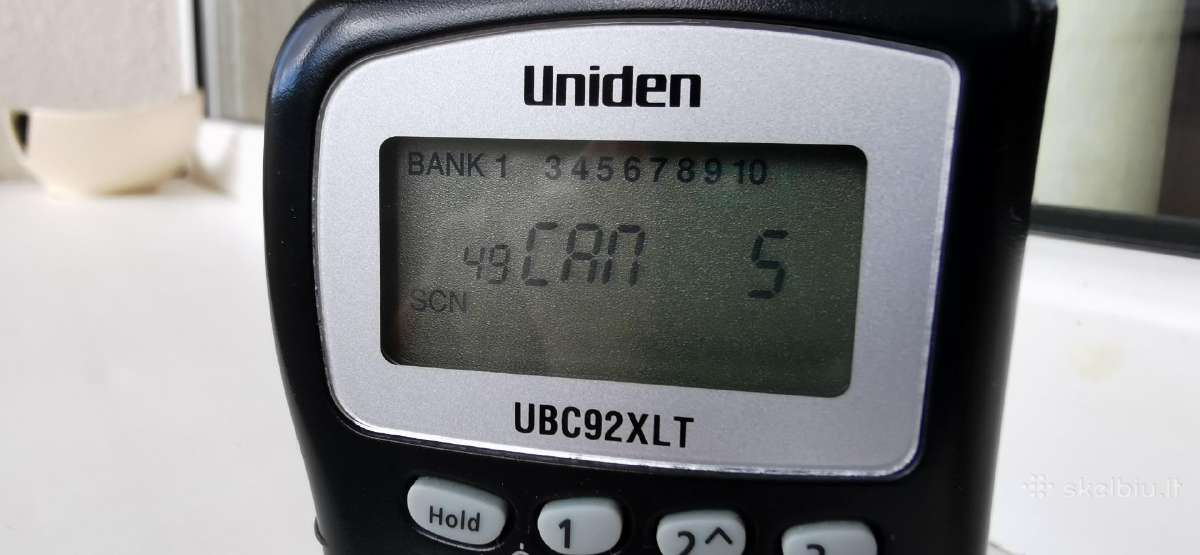 Uniden Ubc92xlt vhf/uhf Radijo skeneris - nuotraukos Nr. 5