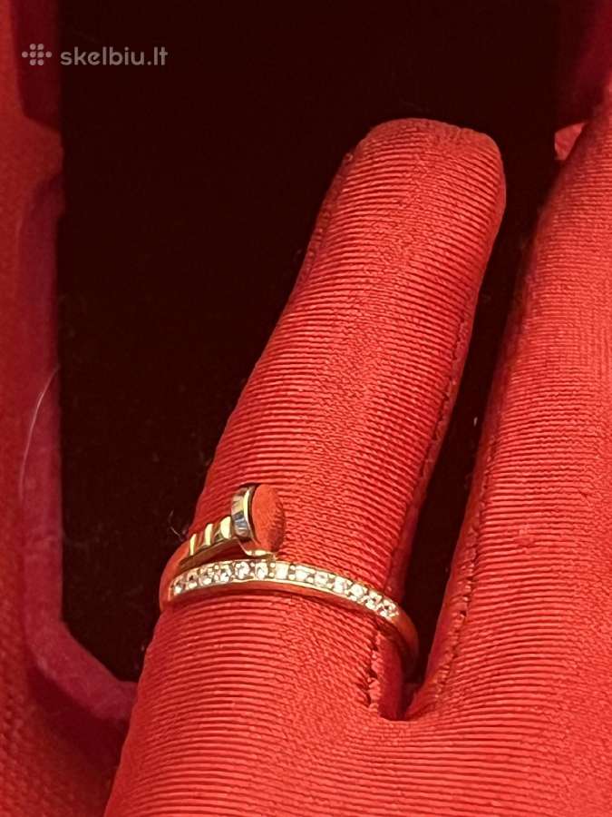 Išskirtinis auksinis Cartier Vinis žiedas 17,5D. - nuotraukos Nr. 7
