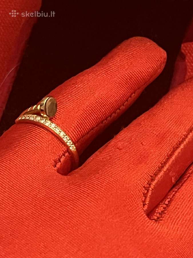 Išskirtinis auksinis Cartier Vinis žiedas 17,5D. - nuotraukos Nr. 8