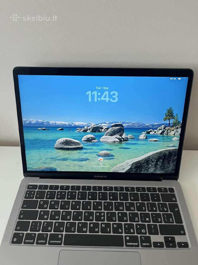 MacBook Air 2020 M1 16 GB 512gb - nuotraukos Nr. 3
