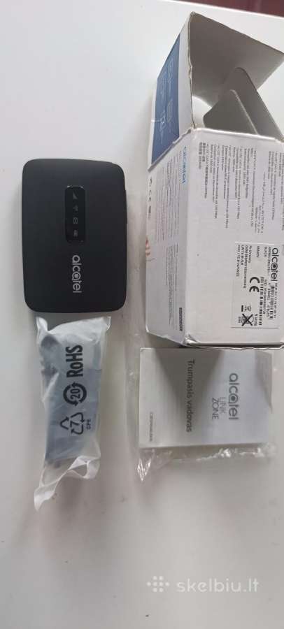 Naujas juodas Alcatel Mw40v 4G modemas - nuotraukos Nr. 3