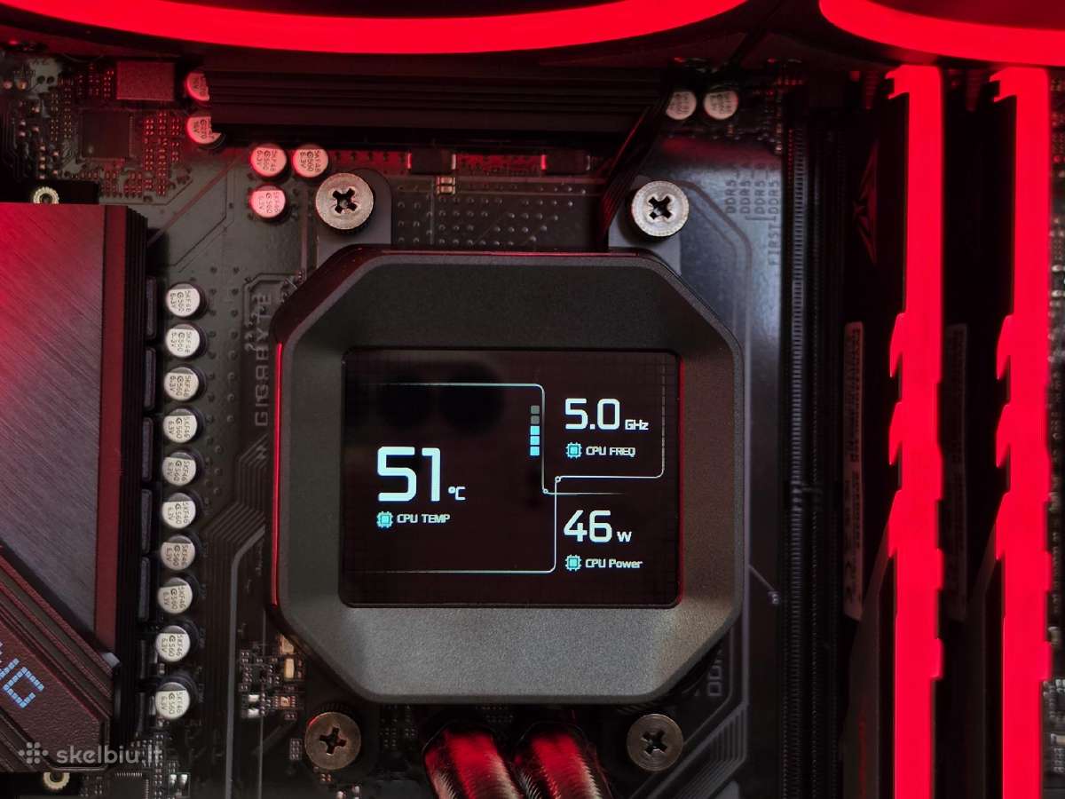 Rtx 5070 Kompiuteris su Ryzen 7 7800x3d, 32gb 6000 - nuotraukos Nr. 5
