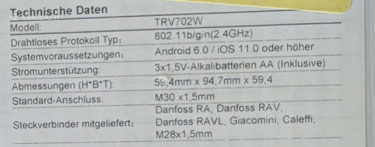 Išmanus Wi-fi radiatoriaus termostatas Tuya Trv702 - nuotraukos Nr. 6