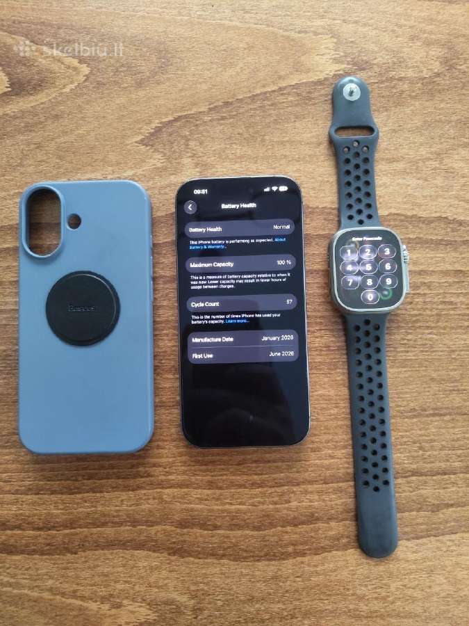 iPhone 17 256gb 100% baterija - nuotraukos Nr. 4