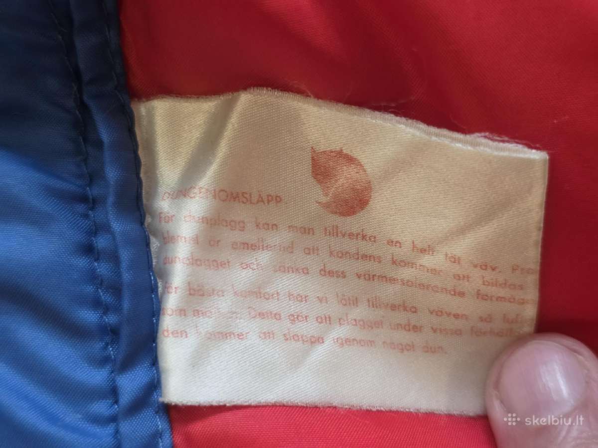 Pūkinis švediškas miegmaišis žiemai Fjällräven - nuotraukos Nr. 3