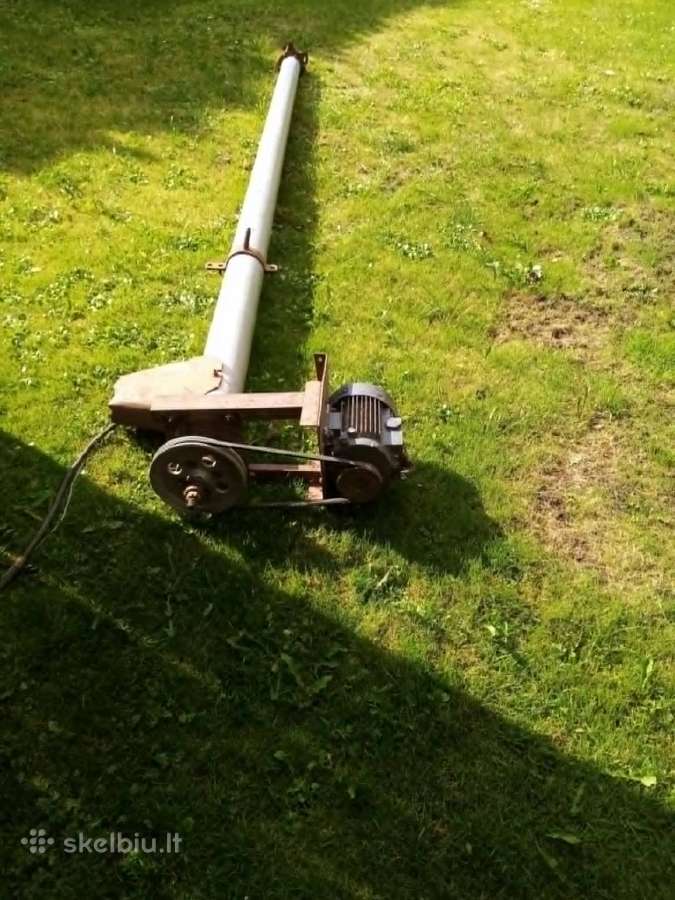 Trifazis elektros variklis ir grūdų transporteris - nuotraukos Nr. 2