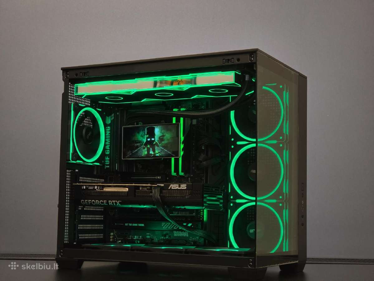 Ryzen 7 9800x3d, Rtx 5080 kompiuteris, 32gb, 2tb - nuotraukos Nr. 6