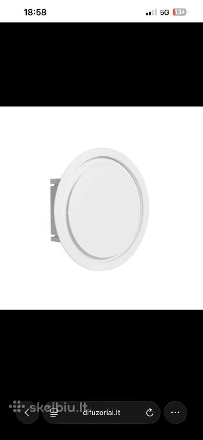 Difuzoriai! priglaistomi , įtempiamoms luboms . - nuotraukos Nr. 7