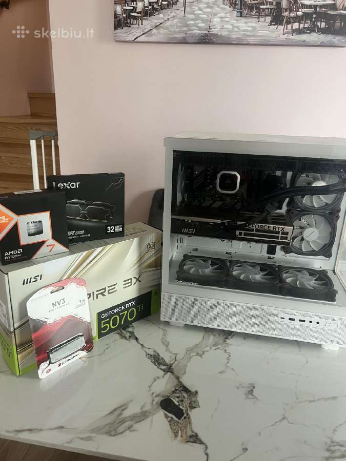 Highend Pc-5070ti,ryzen 7 9800x3d,32gb Cl30 6000mh - nuotraukos Nr. 2
