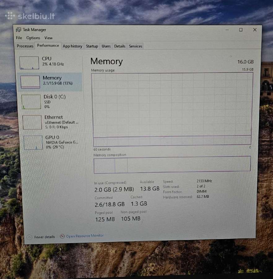 Stacionarus kompiuteris su Gtx 1060 6gb - nuotraukos Nr. 7