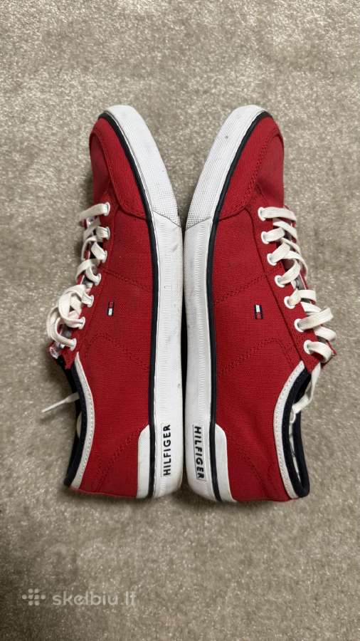 Tommy Hilfiger sportbačiai, raudoni, 44 dydis - nuotraukos Nr. 3