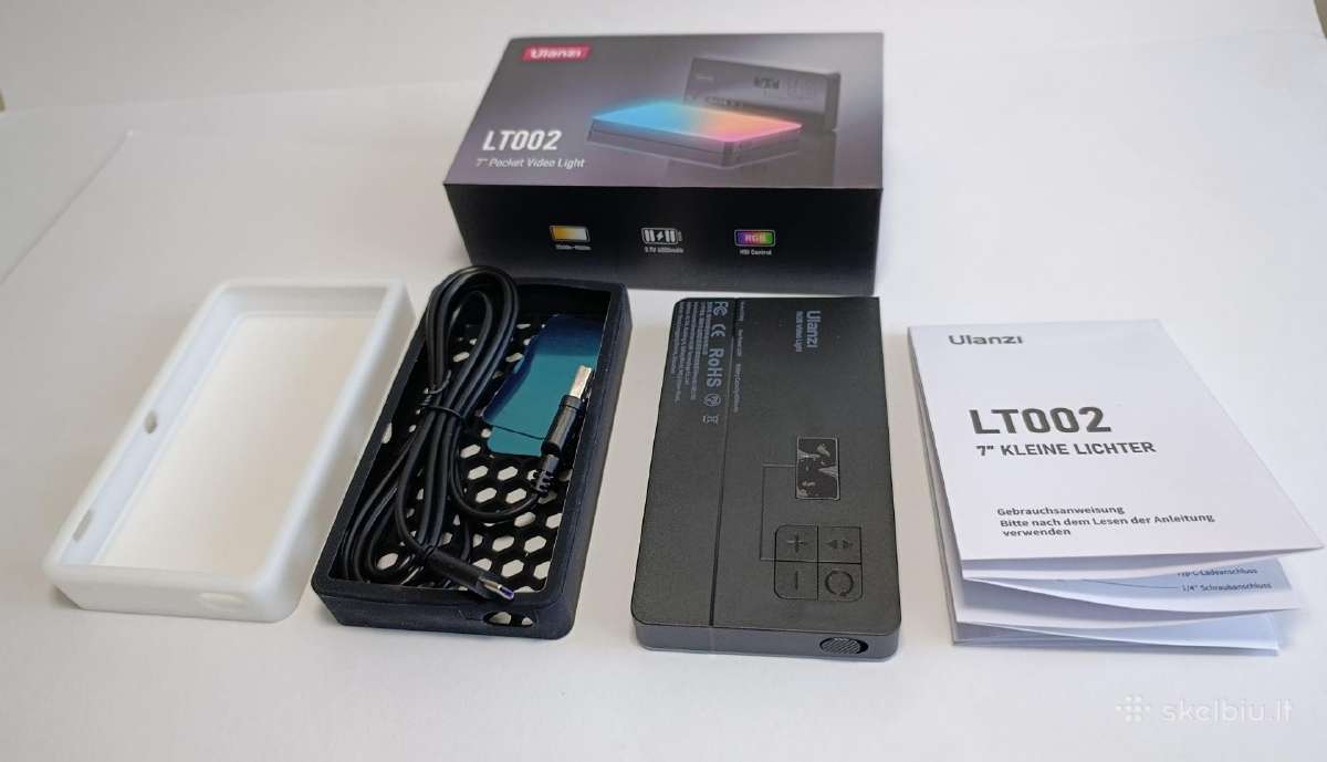 Ulanzi Lt002 Rgb LED 4000mah - nuotraukos Nr. 2