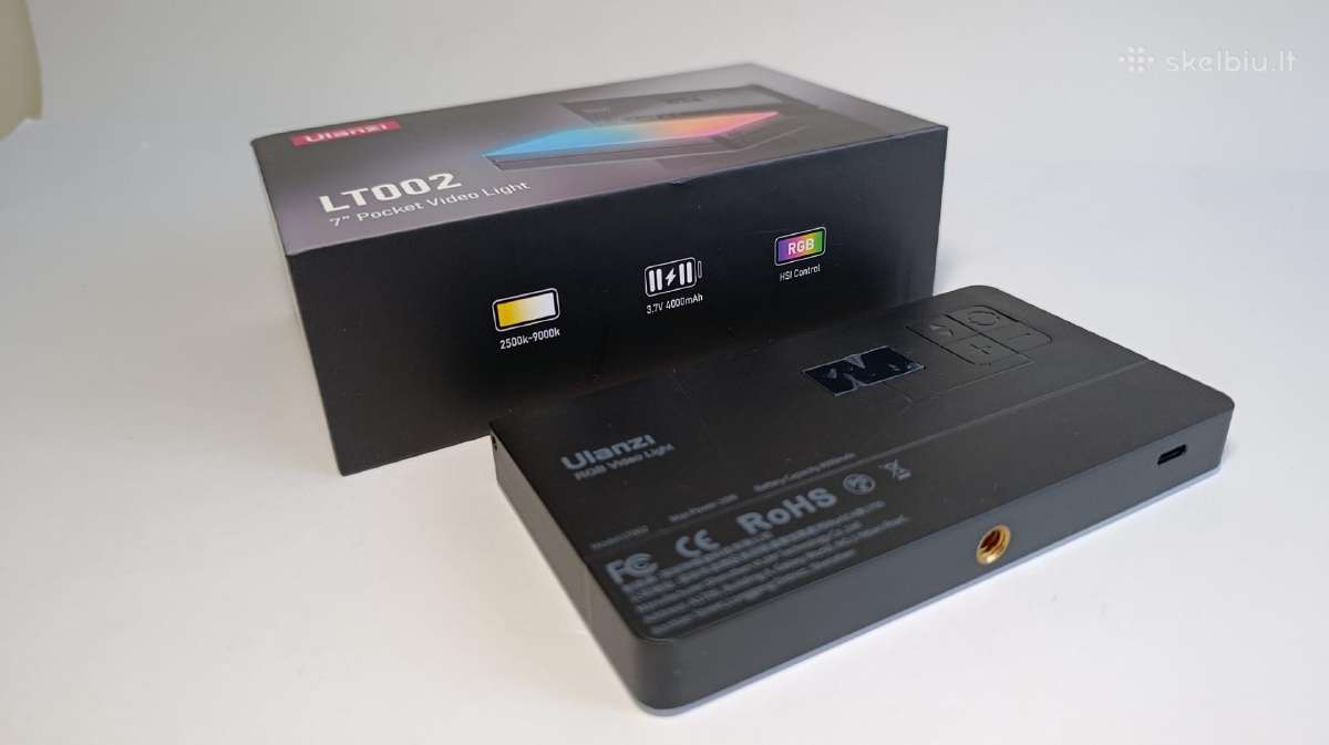 Ulanzi Lt002 Rgb LED 4000mah - nuotraukos Nr. 10