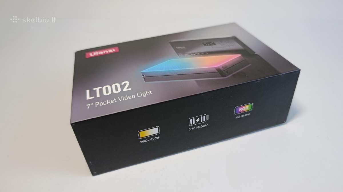 Ulanzi Lt002 Rgb LED 4000mah - nuotraukos Nr. 9