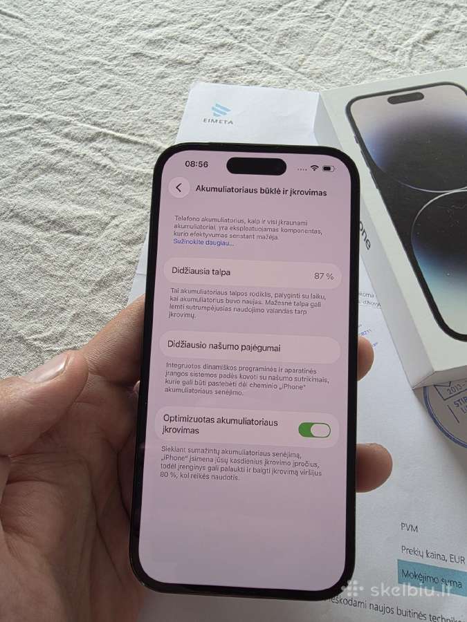 iPhone 14 pro 128gb - nuotraukos Nr. 10